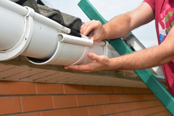 Large Gutter Repair in Lafayette