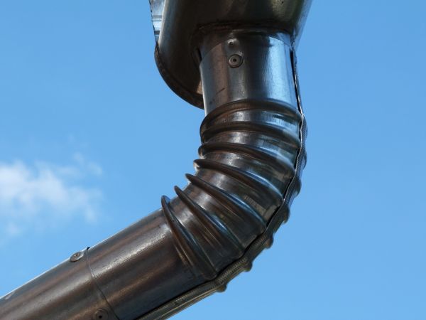 Metal Downspout Installation in Lafayette
